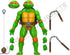 The Loyal Subjects: BST AXN - TMNT Teenage Mutant Ninja Turtles - Michelangelo Action Figure (35531)