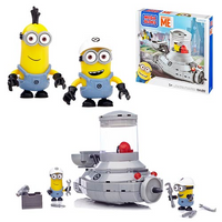 Mega Bloks - Despicable Me - Minion Mobile - Building Toy with 2 Minion Micro Action Figures (94813) LAST ONE!