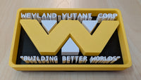 Weyland-Yutani Corp Building Better Worlds (Alien) Logo: Desk Paper Weight/Pop Art 14 x 8.5 x 4.5 cm