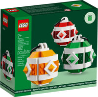 LEGO Seasonal: Christmas Decor Set (3 Tree Ornaments) Exclusive Limited Edition Building Toy (40604) LOW STOCK