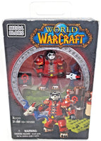 Mega Bloks: World of Warcraft - Rojo (Horde Pandaren Hunter) Micro Figure & Panderia Terrain (91050) LAST ONE!