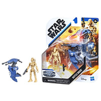 Star Wars: Mission Fleet - Gear Class - Battle Droid (Destruction) Figure & STAP Vehicle Set (F1564) LAST ONE!