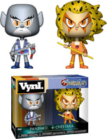 Funko - Vynl. - Thunder Cats - Classic - Panthro & Cheetara Vinyl Figures 2-Pack (24566) LOW STOCK