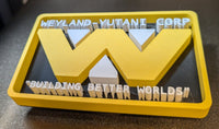 Weyland-Yutani Corp Building Better Worlds (Alien) Logo: Desk Paper Weight/Pop Art 14 x 8.5 x 4.5 cm