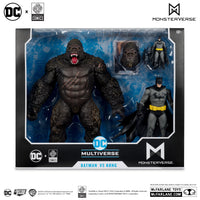 McFarlane DC Multiverse/Monsterverse (Justice League vs Godzilla vs Kong) Batman vs Kong 2-Pack 13862 LOW STOCK