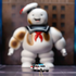 Jada: Next Level - Ghostbusters - Stay Puft Marshmallow Man & Nano Ecto-1 Die-Cast Nanoscene (31441) LAST ONE!