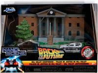 Jada Hollywood Rides Nano Scene - Back To The Future - Hill Valley Courthouse Diorama (34804) LOW STOCK
