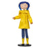 NECA - Coraline (2009) - Coraline (Yellow Raincoat) Bendy Doll (49503)