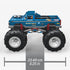 Mega - Hot Wheels - Monster Trucks - Bigfoot 4x4x4 Monster Truck - 1:18 Scale Building Toy (HHD20) LOW STOCK