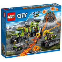 LEGO City - Volcano Explorers - Volcano Exploration Base Retired Building Toy (60124) LOW STOCK