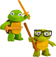 Teenage Mutant Ninja Turtles: Mutant Mayhem - Turtle Tots (Leo & Donnie) Action Figures (83290) LOW STOCK