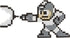 Jakks - Megaman 30th - Classic 8-Bit Mini-Figure 2-Pack - Gray/White Mega Man vs. Elec Man (34179) LAST ONE!