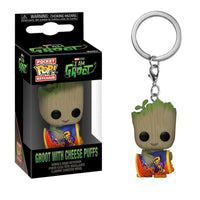 Funko Pocket Pop! Keychain - I Am Groot - Groot with Cheese Puffs (70648) LAST ONE!
