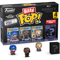 Funko Bitty Pop! The Infinity Saga (Captain America) 4-Pack Vinyl Figures (71503)