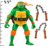 Teenage Mutant Ninja Turtles Mutant Mayhem - Deluxe Ninja Shouts Michelangelo Figure (83353)