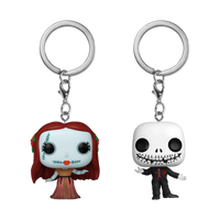 Funko Pocket Pop! Keychain - Disney - Sally & Jack Skellington Exclusive Vinyl Figures 2-Pack 73914