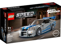 LEGO Speed Champions - 2 Fast 2 Furious Nissan Skyline GT-R (R34) Building Toy (76917)
