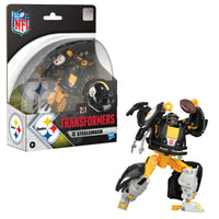 Transformers: Collaborative - NFL - Pittsburgh Steelers - Steelsmash Action Figure / Helmet (G2334) LOW STOCK