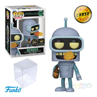 Funko Pop! Animation #1757 - Futurama - Bender (Specialty Series Exclusive) GLOW CHASE Vinyl Figure (81941) LAST ONE!