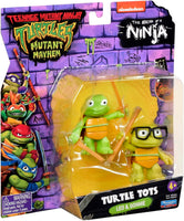Teenage Mutant Ninja Turtles: Mutant Mayhem - Turtle Tots (Leo & Donnie) Action Figures (83290) LOW STOCK