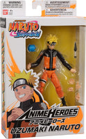 Bandai - Anime Heroes - Shonen Jump: Naruto Shippuden - Uzumaki Naruto Action Figure (36901)