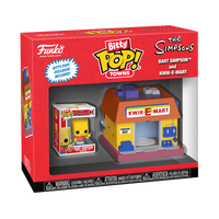 Funko Bitty Pop! Towns - The Simpsons - Bart Simpson and Kwik-E-Mart Vinyl Figures (83684)