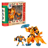 Transformers Collaborative - Naruto Shippuden - Kurama And Gamakichi Action Figures (G0050)