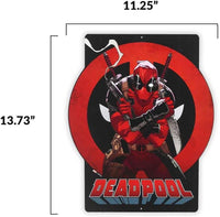 Open Road - Marvel: Deadpool (Smoking Gun) 14x11 X-Metal (Aluminum) Sign/Wall Art/Decor 06262/90229303 LOW STOCK