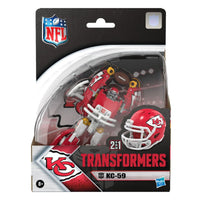 Transformers: Collaborative - NFL - Kansas City Chiefs - KC-59 Action Figure / Helmet (G2336) LOW STOCK