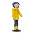 NECA - Coraline (2009) - Coraline (Yellow Raincoat) Bendy Doll (49503)
