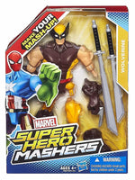 Marvel Super Hero Mashers - X-Men - Wolverine (Brown & Yellow Suit) Customizable 6-inch Figure A8856 LAST ONE!