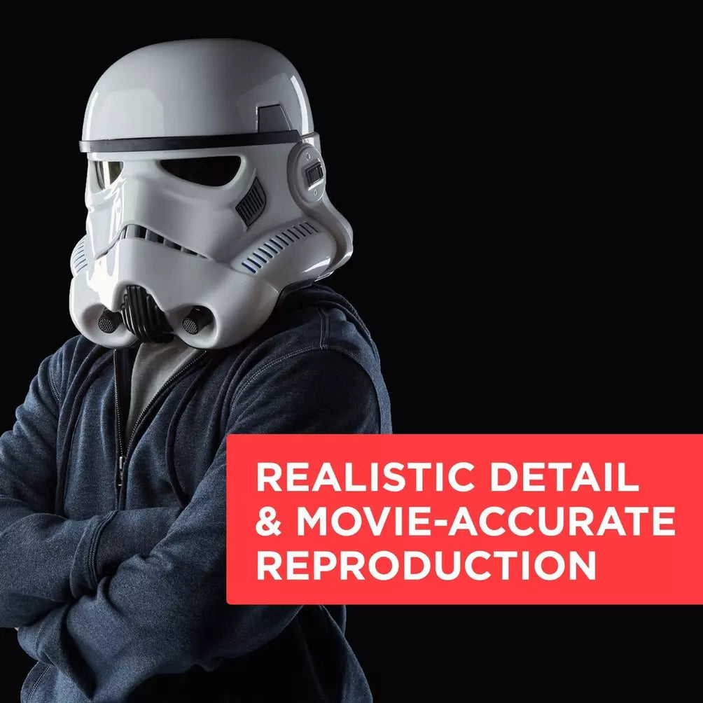 Star Wars - The Black Series - Rogue One - Imperial Stormtrooper Premium Electronic Helmet (B7097)