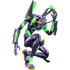 Blokees: Neon Genesis Evangelion - Action Edition 01 - Evangelion Test Type-01 Model Kit 73501/53040