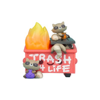 100% Soft - Trash Panda Dumpster Fire Vinyl Figure (DF-057 / 91071) LOW STOCK
