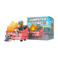 100% Soft - Trash Panda Dumpster Fire Vinyl Figure (DF-057 / 91071) LOW STOCK
