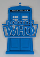 Toynado (Doctor Who) TARDIS-shaped 3D Display w/Logo (1984-1986/Season 21-23/6th Doctor/Colin Baker)
