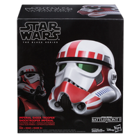 Star Wars: The Black Series - Shock Trooper Premium Electronic Helmet Roleplay Collectible (E2817) LOW STOCK