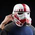 Star Wars: The Black Series - Shock Trooper Premium Electronic Helmet Roleplay Collectible (E2817) LOW STOCK