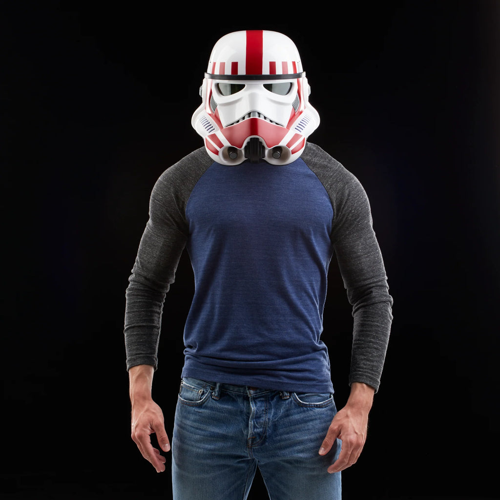 Star Wars: The Black Series - Shock Trooper Premium Electronic Helmet Roleplay Collectible (E2817) LOW STOCK