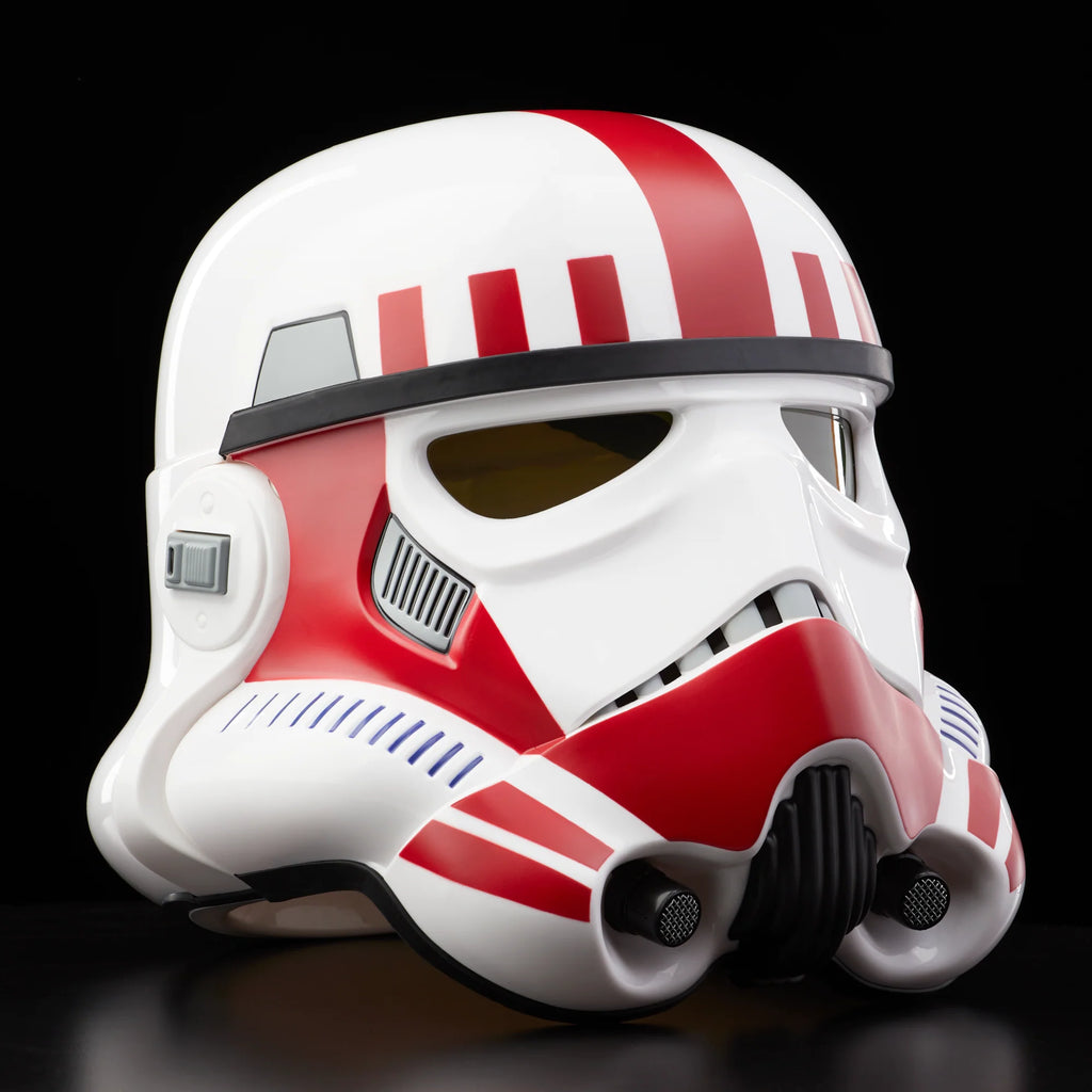 Star Wars: The Black Series - Shock Trooper Premium Electronic Helmet Roleplay Collectible (E2817) LOW STOCK