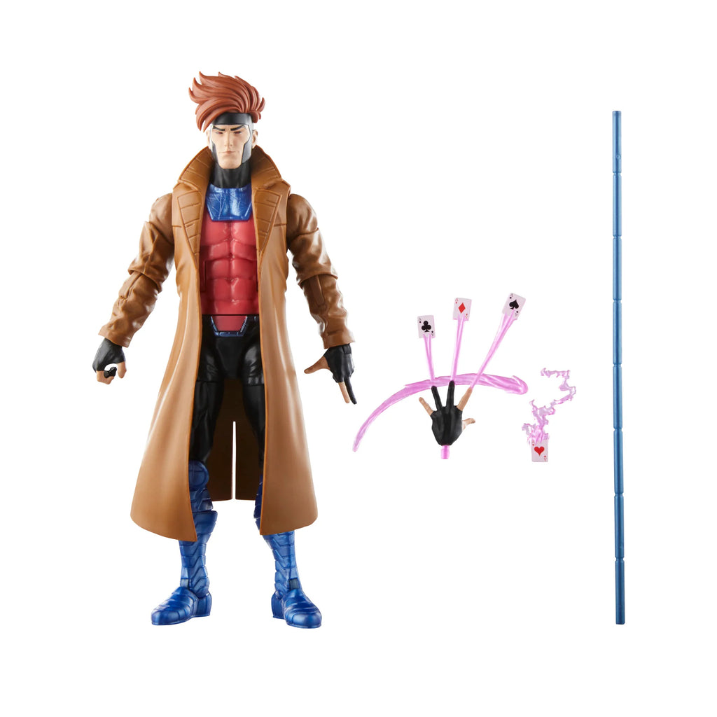 Marvel Legends Retro Series - X-Men 97 - Gambit Action Figure (F6547) LOW STOCK
