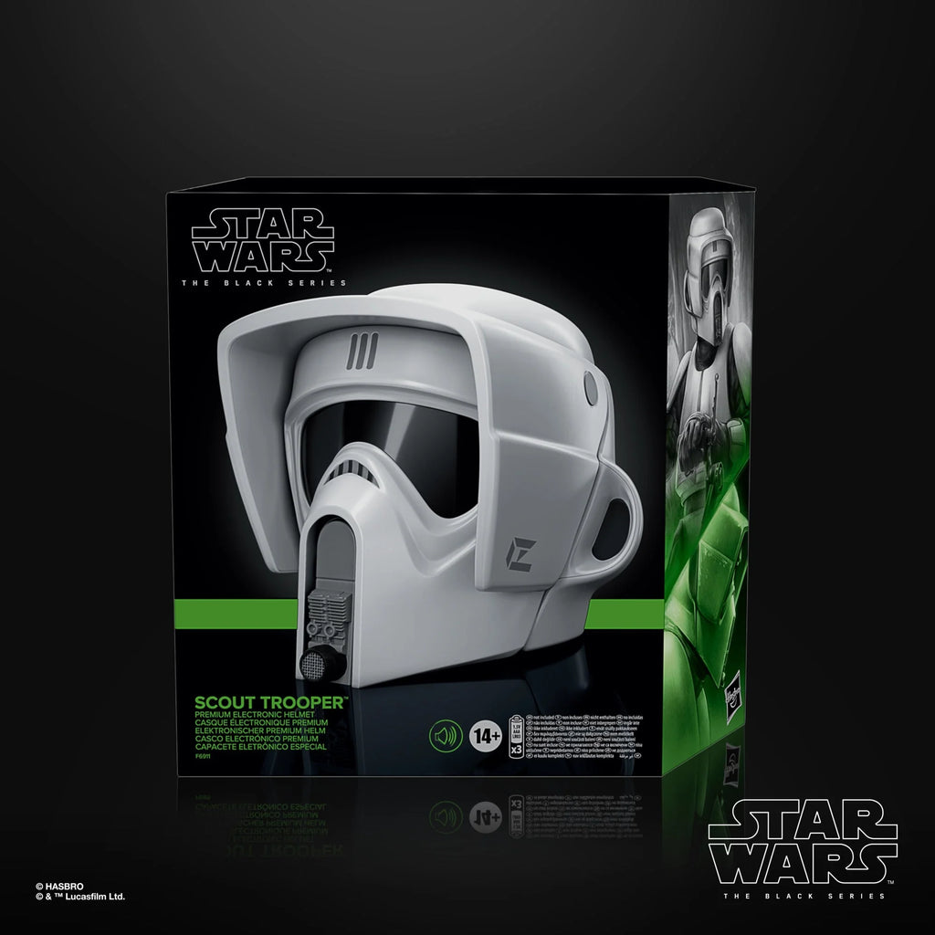 Star Wars - The Black Series - Scout Trooper Premium Electronic Helmet (F6911) LOW STOCK