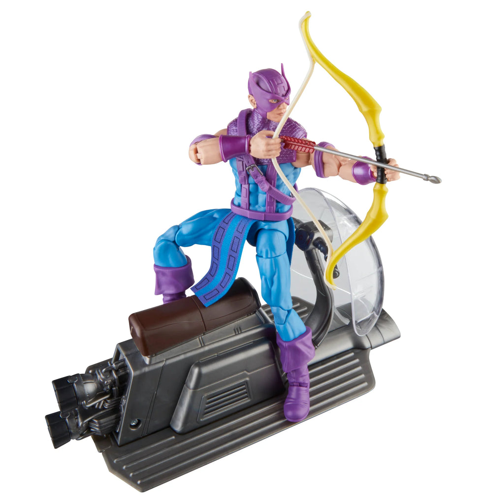 Marvel Legends Avengers 60th Anniversary - Hawkeye with Sky-Cycle 6-Inch Action Figure Set (F7063)