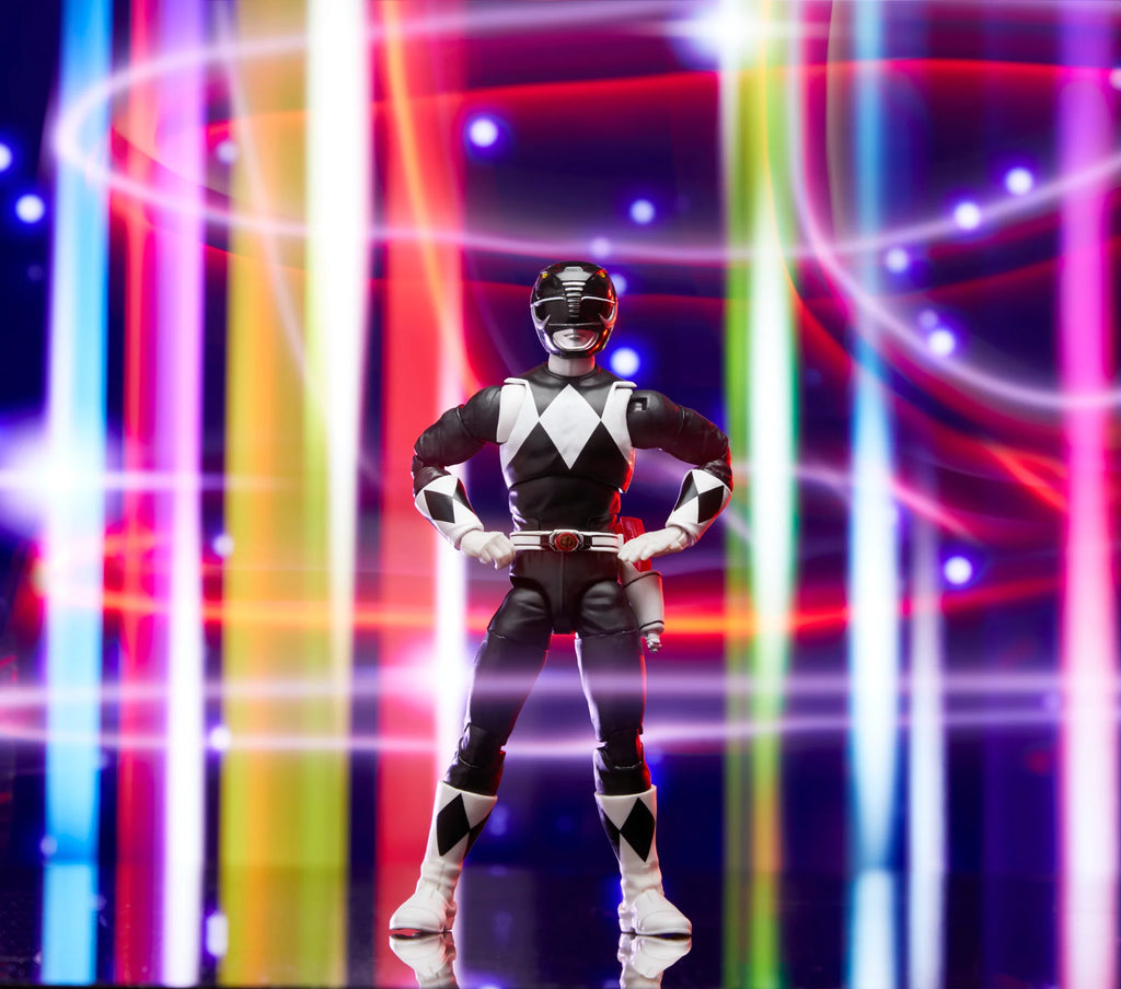 Power Rangers: Lightning Collection - Remastered Mighty Morphin Black Ranger Action Figure (F7389)