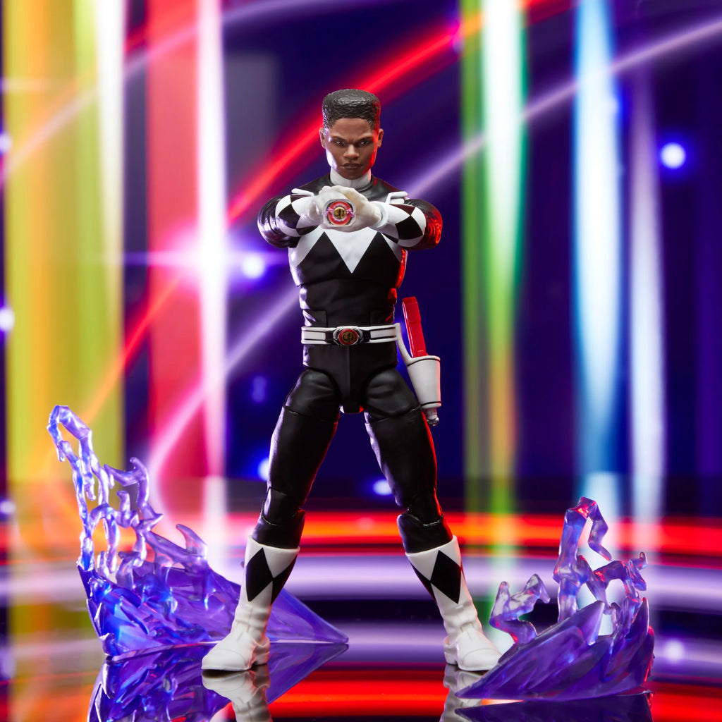 Power Rangers: Lightning Collection - Remastered Mighty Morphin Black Ranger Action Figure (F7389)