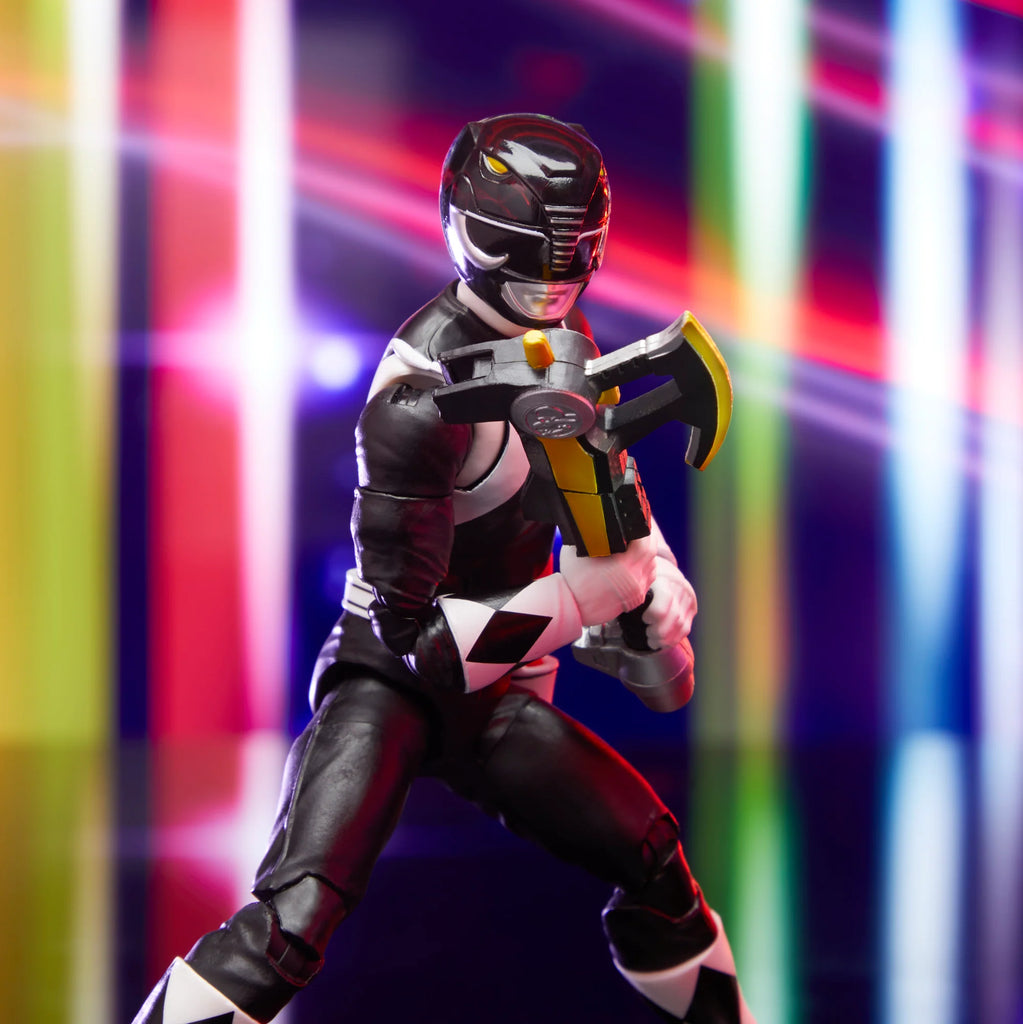Power Rangers: Lightning Collection - Remastered Mighty Morphin Black Ranger Action Figure (F7389)