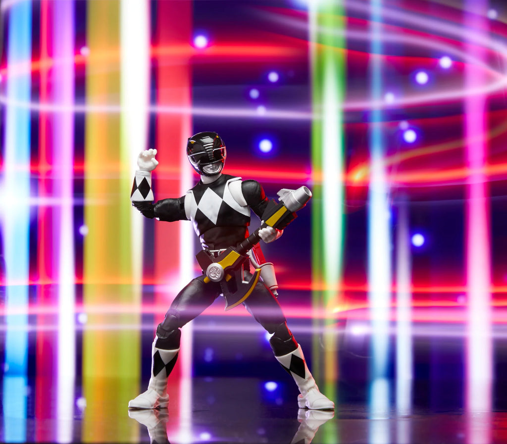 Power Rangers: Lightning Collection - Remastered Mighty Morphin Black Ranger Action Figure (F7389)