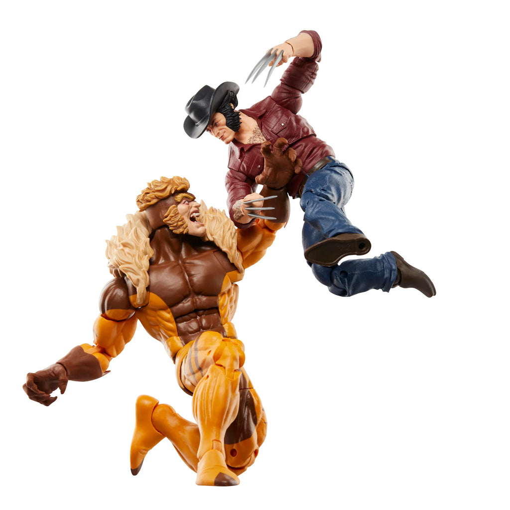 Marvel Legends - Wolverine 50th Anniversary - Logan vs. Sabretooth Action Figures 2-Pack (F9021) LAST ONE!
