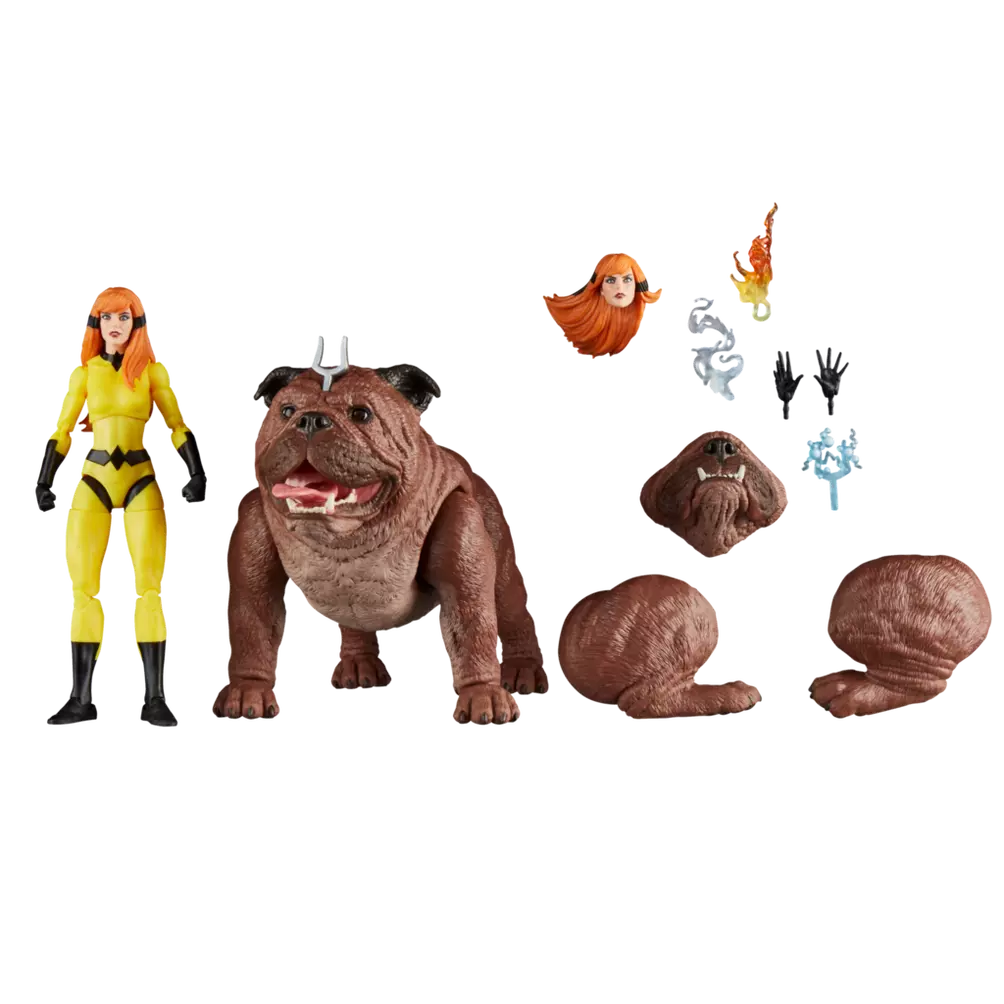 Marvel Legends Series - Inhumans - Crystal and Lockjaw Action Figure (F9108) LOW STOCK