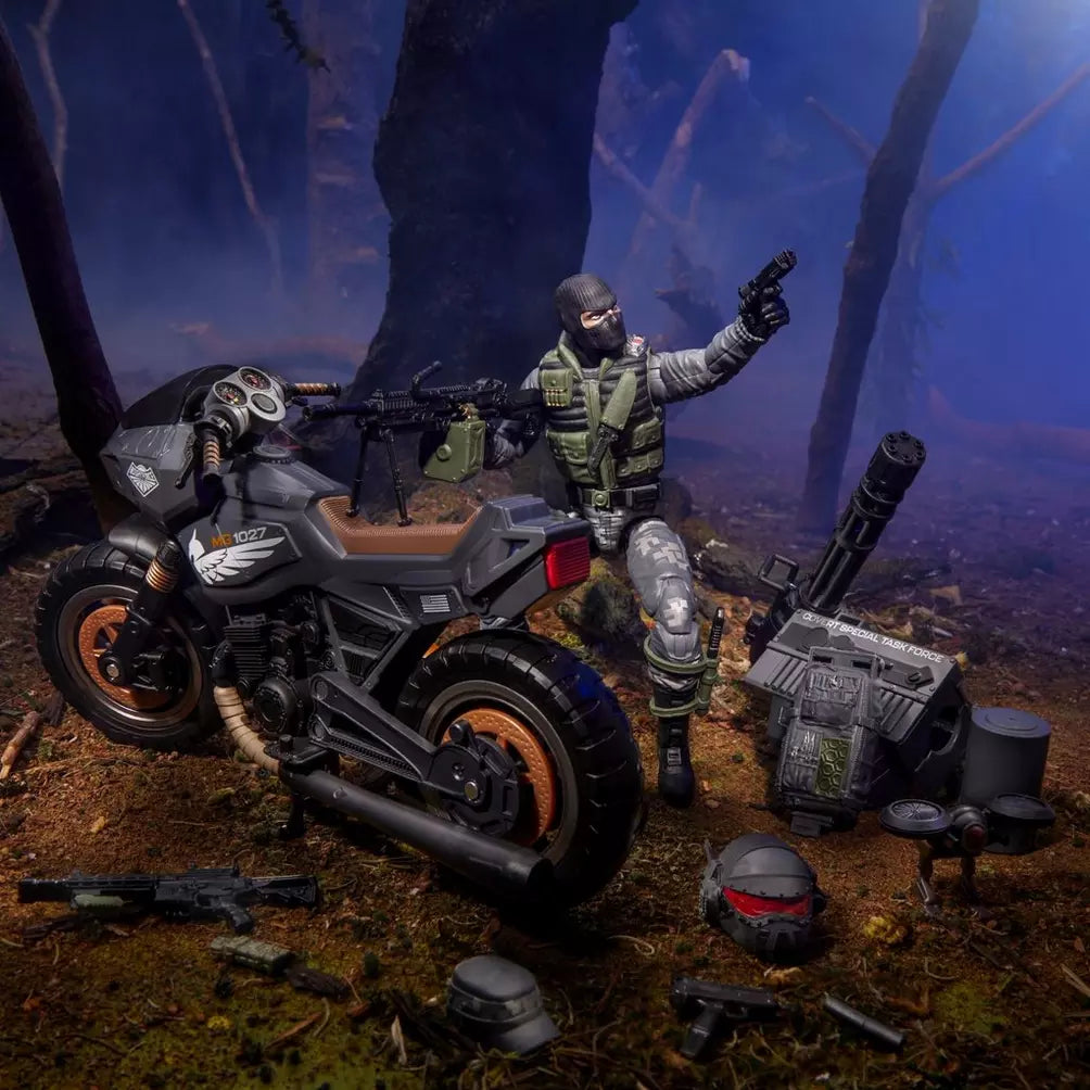 G.I. Joe: Classified Series #127 - Jason Shockwave Faria & Night Pursuit Cycle Exclusive (F9437)